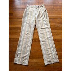 DANIELLE BERNSTEIN by WeWoreWhat Jade Stripe Classic Trousers sz 6